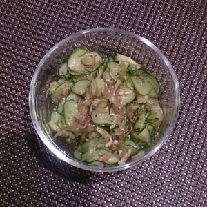 簡単！初夏の味☆「茗荷ときゅうりの梅ポン酢和え」